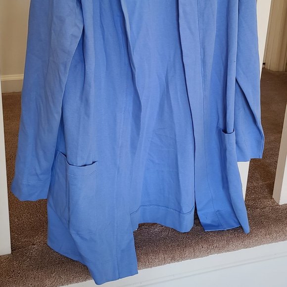 IsaacMizrahi Live! Periwinkle Blue Cardigan - Picture 4 of 6